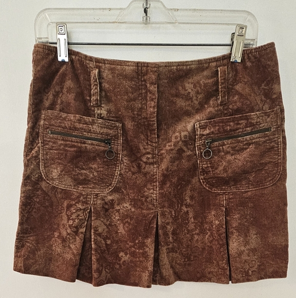 Cynthia Steffe Dresses & Skirts - Cynthia Steffe Women's Vintage Skirt Lined Short Mini Pleated Brown USA Size 4